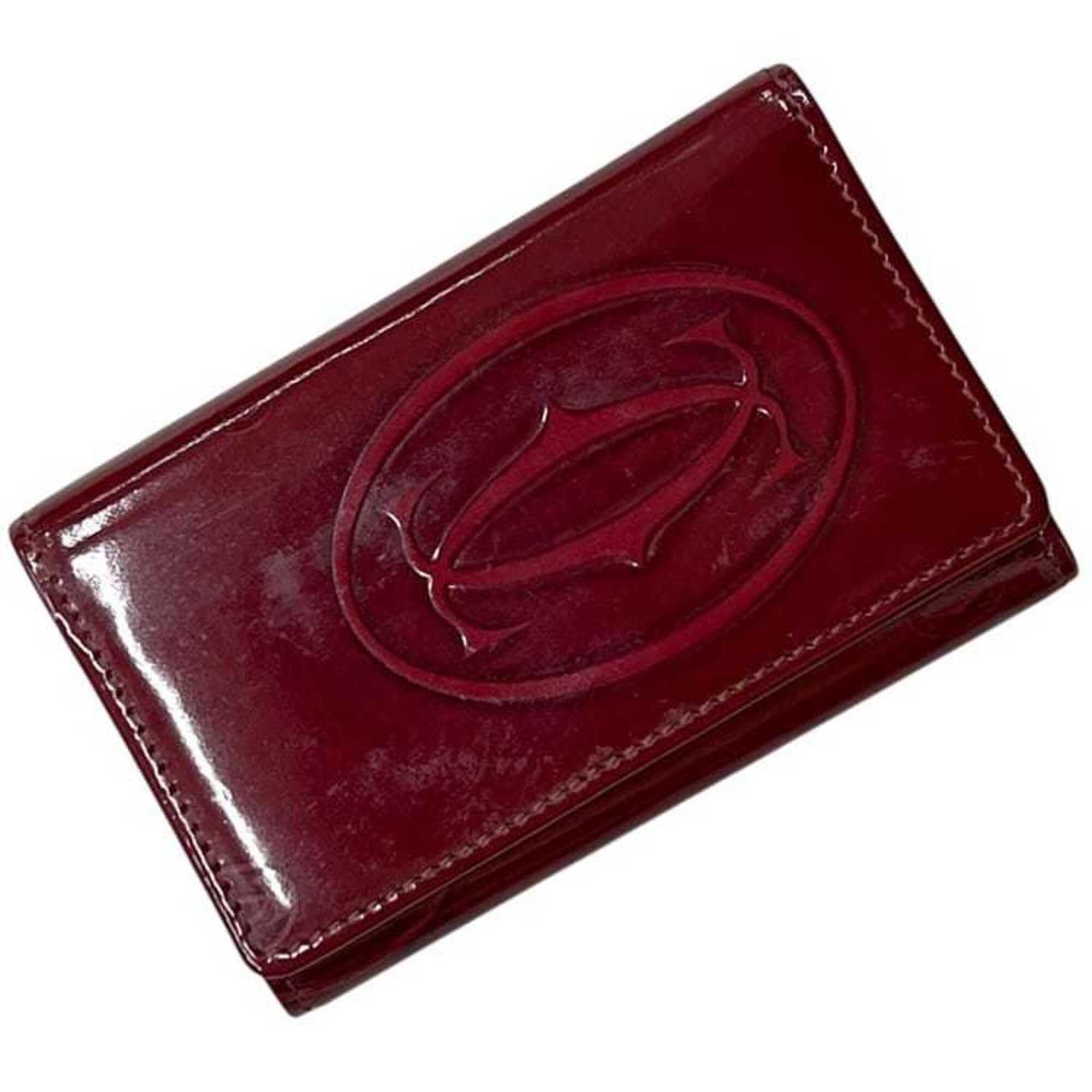 Cartier 6-Key Case, Bordeaux, Happy Birthday, Crl3000929, Key Holder, Leather,